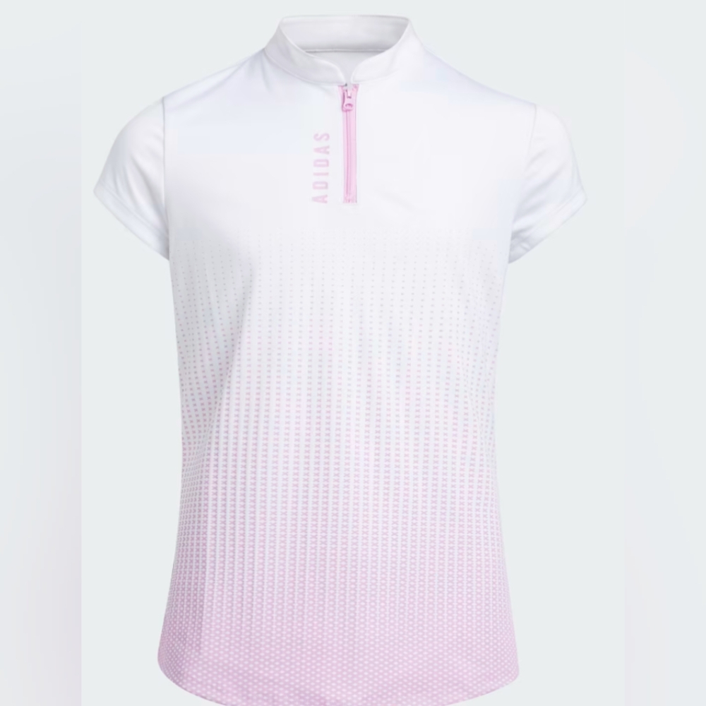 Adidas Heat.Rdy Golf Mock Polo Short Sleeve T-shirt